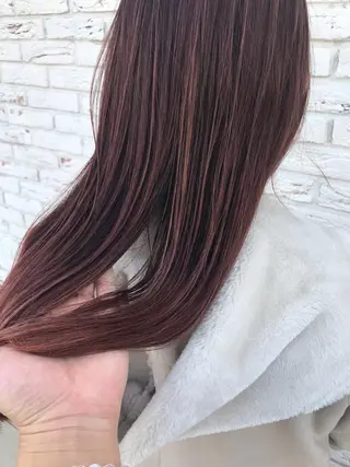 セミロング カラー [髪質改善] 北生駒 店長/古居聖理のヘアスタイル