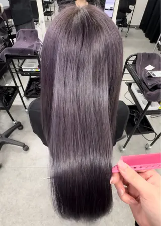 ロング カラー 大人っぽ韓国🤍ブリ ーチ/mitsukiのヘアスタイル