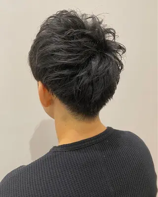 ショート メンズ 石田 優菜のヘアスタイル