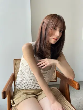カラー 無料カットモデル募集 ／ueno aiのヘアスタイル