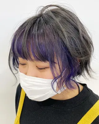 ショート カラー フラム所属・WATANABE MISAKIのヘアスタイル