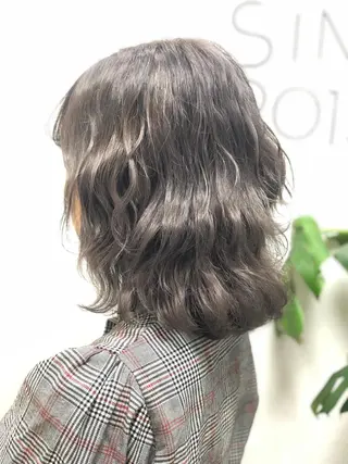 ショート カラー OAK溝の口 𖠋SHINYAのヘアスタイル