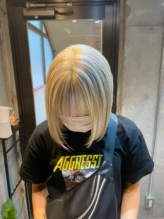 ミディアム 🌙透明感カラー✖︎ カンナ🌙のヘアスタイル