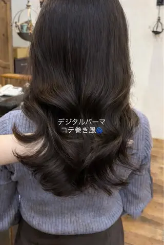 ロング パーマ kahona/カラー /パーマ/銀座のヘアスタイル
