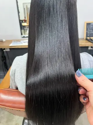 ロング パーマ ケアブリーチ/ボブ/ honoのヘアスタイル