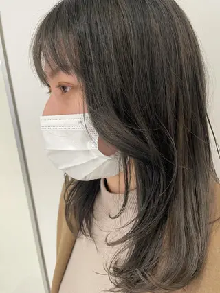 ロング 韓国風パーマ/ヘア セット/店長みづきのヘアスタイル