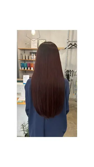 ロング 長谷川 楓恋のヘアスタイル