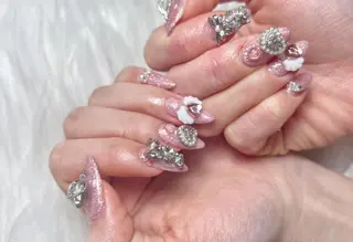 ネイル na🎀🎀na ちゅるちゅるのネイルデザイン