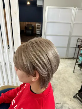 カラー メンズ 椎木 琉聖のヘアスタイル