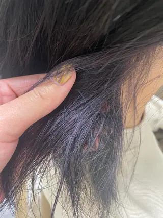 セミロング 永沼 真依のヘアスタイル