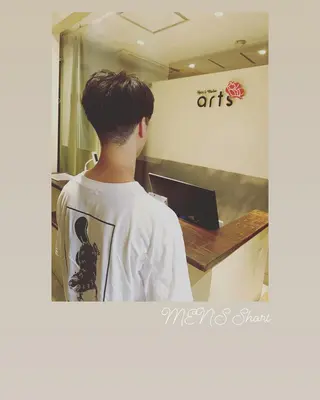 ショート メンズ ハイライト/インナー /ブリーチ/レイヤーのヘアスタイル