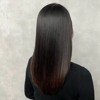 ロング 沖山 友津季のヘアスタイル