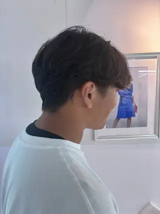 パーマ メンズ リコ🪐ハイライト モデル募集のヘアスタイル