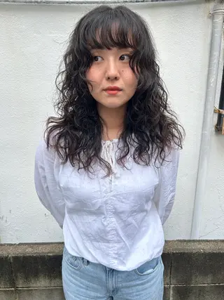 パーマ 吉岡 さゆりのヘアスタイル
