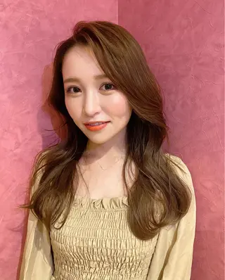 ロング レイヤーカット /透明感カラー西田のヘアスタイル