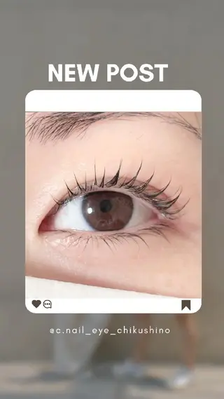 マツエク・マツパ C.Nail&EYE 　chiharuのマツエク・マツパデザイン