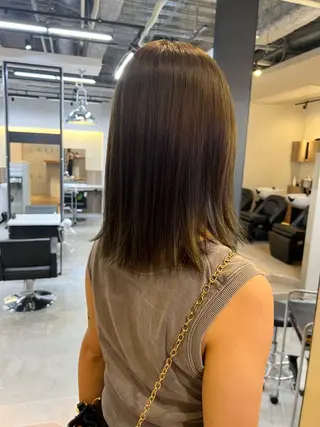 ミディアム 赤み消しカラー✳️ 井上明日翔💫のヘアスタイル