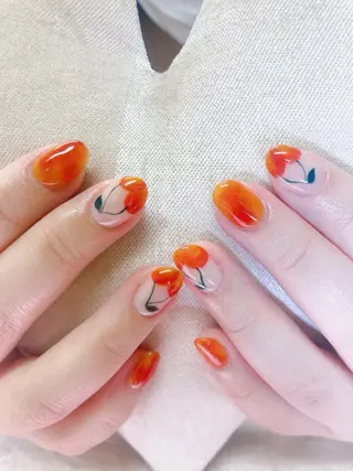 ネイル ECLAT エクラ所属・寺山 千鶴のネイルデザイン