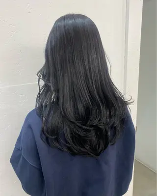 ロング カラー レイヤーボブ/ 艶カラー/サナ🌼のヘアスタイル
