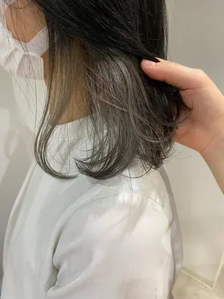 ミディアム GO TODAY SHAiRE SALON 原宿Stella店所属・𓍯柔らかhair 𓍯 yukinoのヘアスタイル