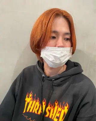 ミディアム カラー メンズ 優作 〜圧倒的信頼〜のヘアスタイル