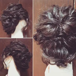 ミディアム ヘアアレンジ ✨🌿大人可愛い愛さ れhair🌿✨松本のヘアスタイル