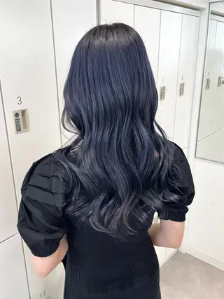 セミロング カラー 韓国ハッシュカット/ 新宿/髪質改善/岡崎のヘアスタイル