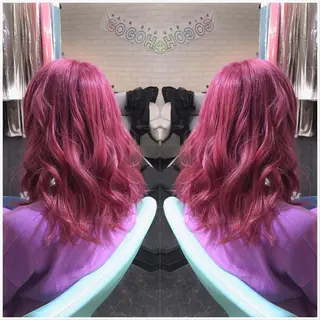 セミロング カラー ヘアアレンジ Kimura Shinyaのヘアスタイル