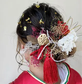 ロング ヘアアレンジ サソウ ユリエ🥥のヘアスタイル