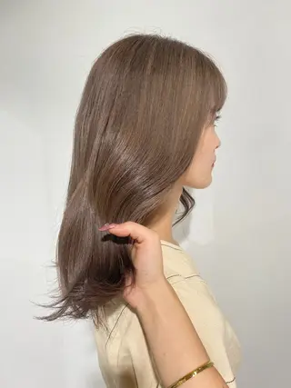 カラー AO所属・RISAKO 艶髪モテヘア🎀府中のヘアスタイル