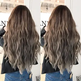 ロング カラー ヘアアレンジ BANK'S hair所属・💐ケラチン 髪質改善寺坂雄飛💐のヘアスタイル