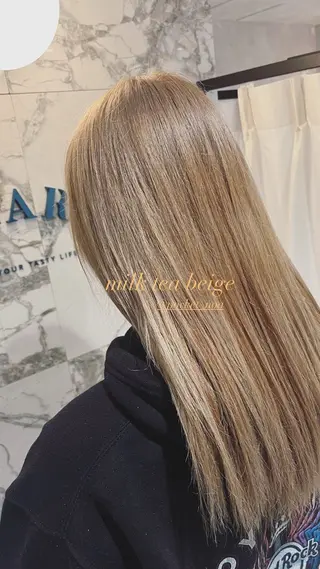 ロング POCKET所属・星 希愛のヘアスタイル