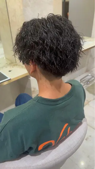 ショート パーマ メンズ CIEL天六店 三上春のヘアスタイル