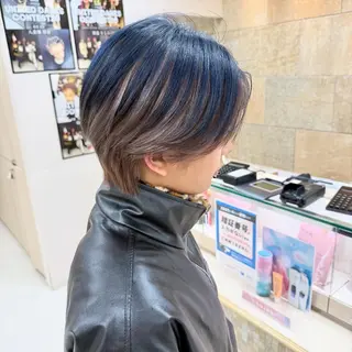 ショート カラー ヘアアレンジ 🍒KIKUCHI KANAE🍒のヘアスタイル