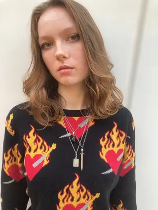 ミディアム カラー ainico.所属・髪質改善　艶髪✨ Teppeiのヘアスタイル