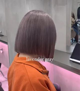 ミディアム カラー ナツミ/透明感カラー /酸性ストレートのヘアスタイル