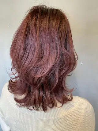 ミディアム カラー LA KING GINZA TOKYO所属・🧡ショートの達人 🧡SHOのヘアスタイル