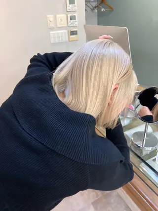 ショート カラー flamme 🫧yumiのヘアスタイル