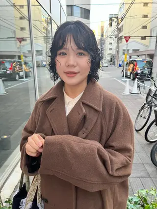 ショート パーマ ショート/パーマ/ カラー/FUKOのヘアスタイル