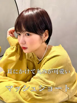 ショート 骨格診断で絶対可愛い ✨丸みショート✨凌弥のヘアスタイル