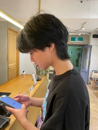 メンズ 透明感🎀LOREN エリコ🌈のヘアスタイル