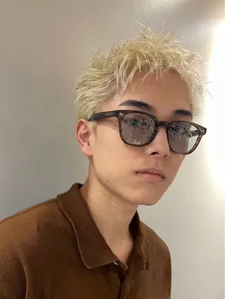 カラー メンズ fifth men's原宿所属・fifth/原宿/ シャドウパーマ/カズのヘアスタイル