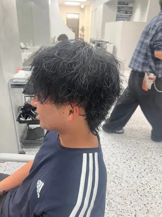 ショート カラー パーマ Ace men's salon 名駅所属・あずこう/メンズヘア /メンズパーマのヘアスタイル