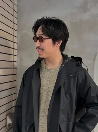 パーマ メンズ デザインカット/ パーマ/nanaのヘアスタイル