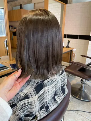 ショート カラー ボブ／髪質改善／ 銀座／CHIEのヘアスタイル