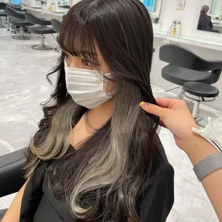 ロング カラー 暖色🩷透明感カラー ♡Maika♡のヘアスタイル