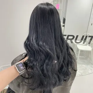 ロング カラー 韓国アイドル🤍ブリ ーチカラー🤍わかなのヘアスタイル