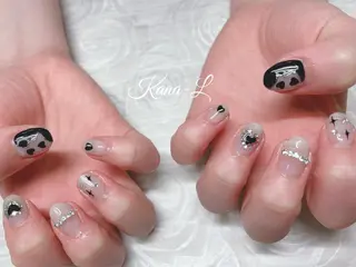 カラー ネイル 芦辺 香奈のネイルデザイン