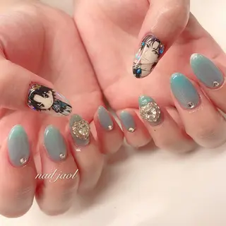 セミロング nail jaol池袋店所属・ネイルJaol 池袋のネイルデザイン