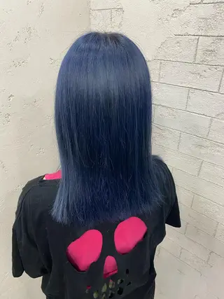 ミディアム カラー ホワイト/店長/カラ ー講師/錦糸町/岩崎のヘアスタイル